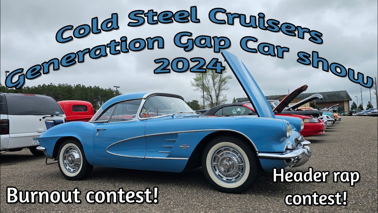 AWESOME CLASSIC CAR SHOW Cold Steel Cruisers Generation Gap Car Show