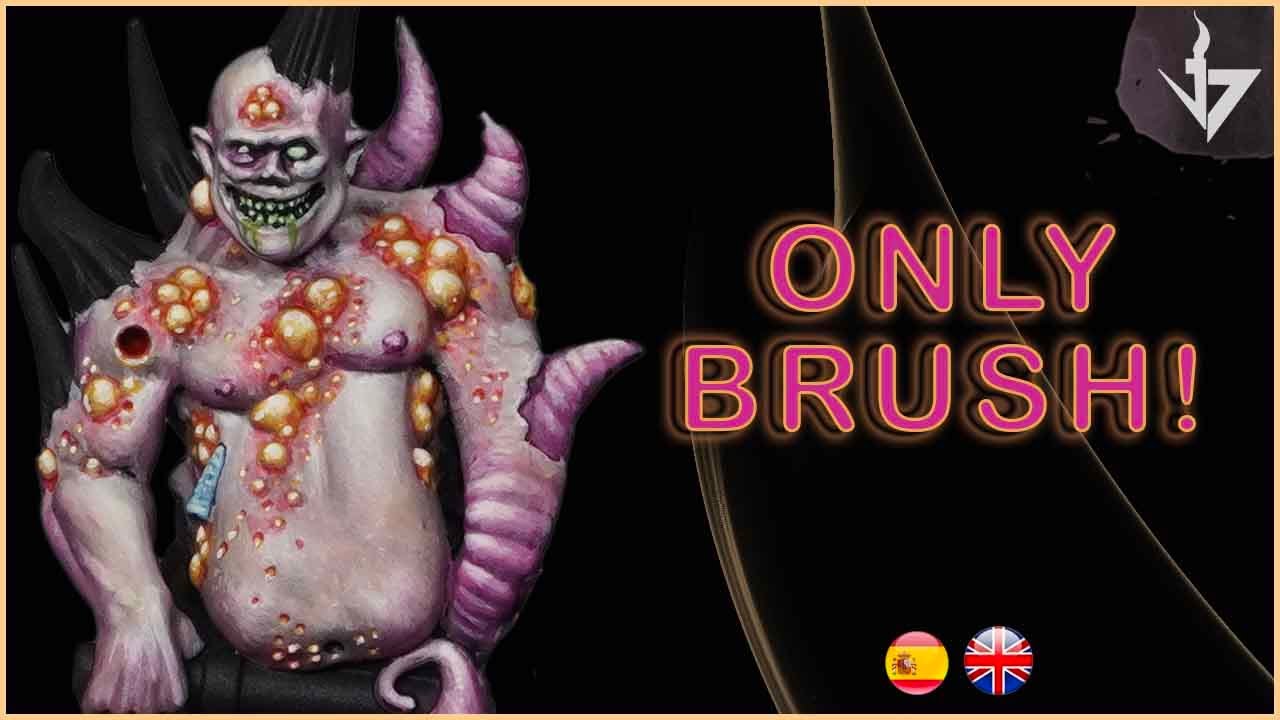 MINIATURE PAINTING: LEARN to paint PALE SKIN 🧟‍♂️/ Cómo pintar miniaturas : PIEL PALIDA  🧟‍♂️