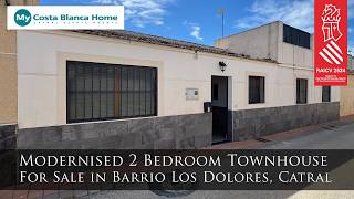 CX2130 Modernised 2 bedroom townhouse for sale in Barrio Los Dolores, Catral