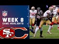 49ers vs. Bears Week 8 Highlights | NFL 2021