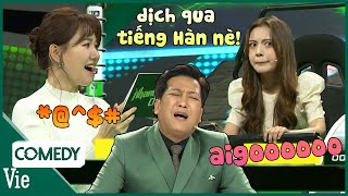 Hari Won gặp 'kiếp nạn' phải dịch câu hỏi qua tiếng Hàn cho Young Ju, Trường Giang phát điên