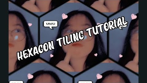Hexagon tiling tutorial(Alight motion tutorial#1)