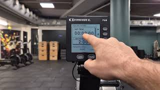 How to set 2-3-2min work, rest 2min between. PM5 Monitor