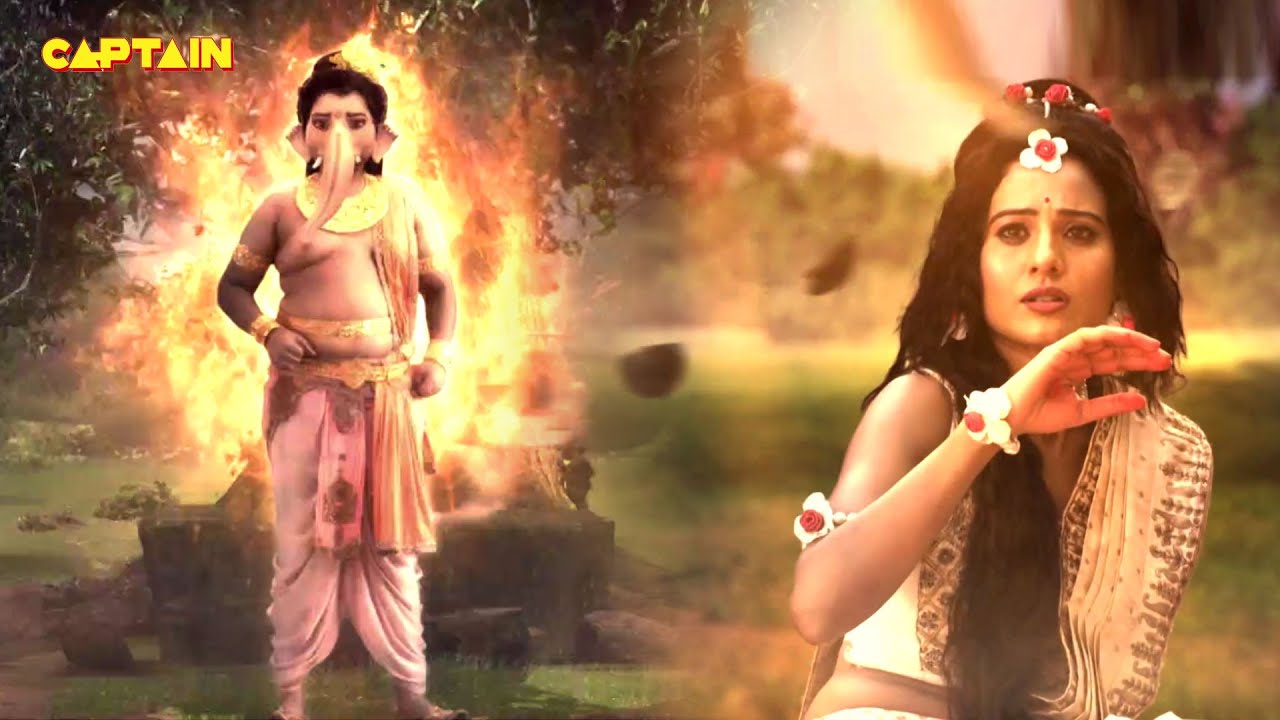 गणेश जी ने क्रोध में आकर दिया तुलसी को श्राप || विघ्नहर्ता गणेश भाग.719