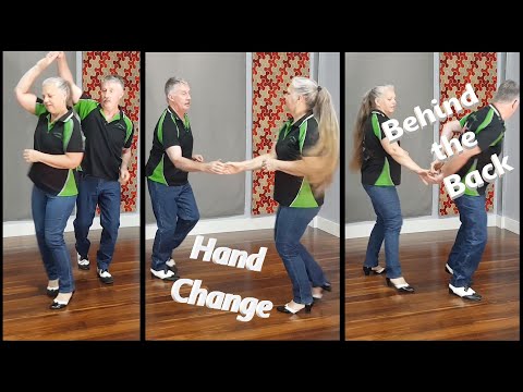 Hand Change Behind the Back.Beginner Rock & Roll Lesson . Learn this fun and easy step