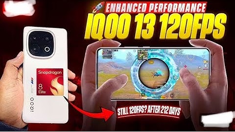 IQOO 13 BGMI Test Performance HDR +Extreme Graphics Gameplay SAMSUNG A7,A8,J2,J3,J4,J5,J6,J7
