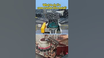 What to do if a cone crusher hits metal?#conecrusher #stonecrusher #crusherfactory