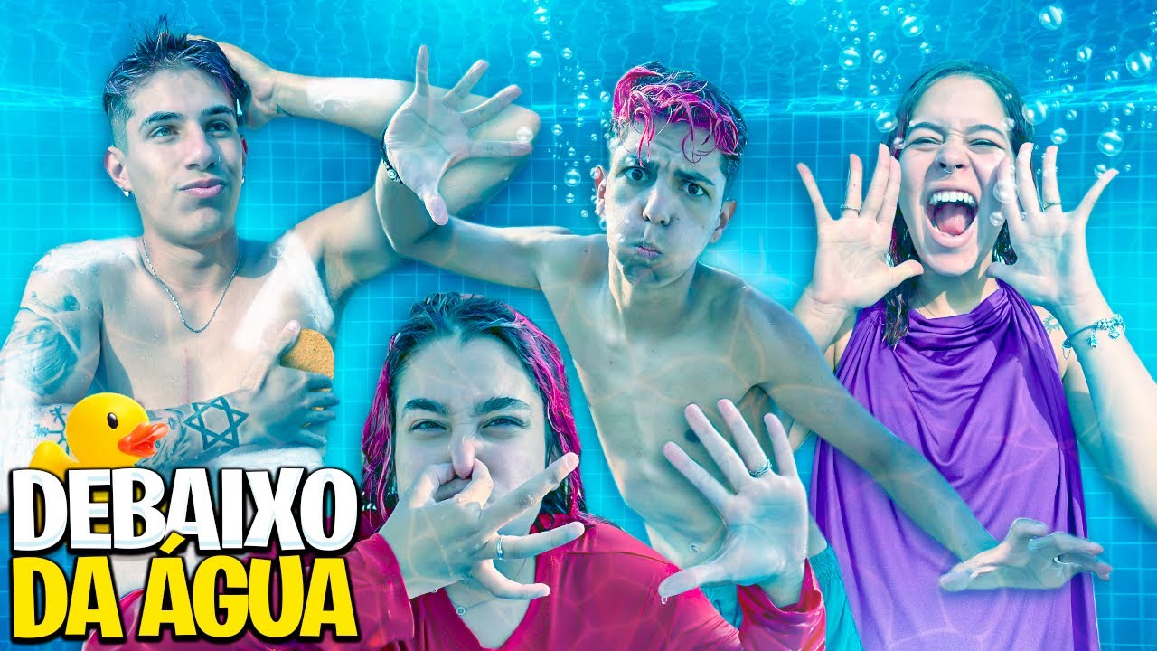 PASSAMOS 24 HORAS FAZENDO DESAFIOS DEBAIXO D’ÁGUA *passamos mal