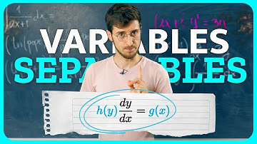 EJERCICIOS de Ecuaciones Diferenciales de VARIABLES SEPARABLES