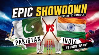 Epic Showdown:Pakistan vs.India Cricket 07 Gameplay No Commentary