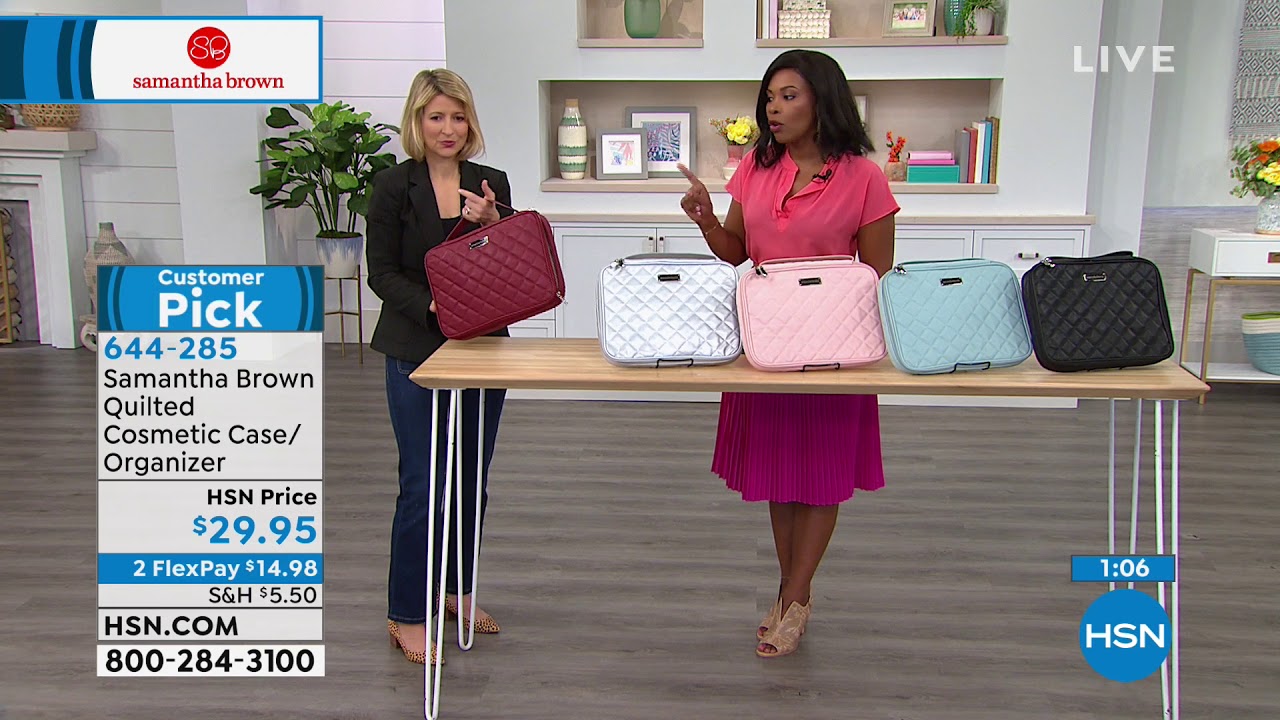 Samantha Brown Quilted Cosmetic YouTube