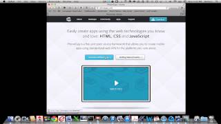 Downloading and Installing Phonegap