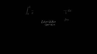 Log Rule Integration: Rational Function in 20 Sec | Easy Manim Python Tutorial