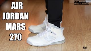 JORDAN MARZ 270 SAIL WHITE/PURE PLATINUM(UNBOXING, REVIEW AND ON FEET) -  YouTube