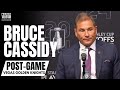 Bruce cassidy reacts to vegas golden knights forcing game 7 vs dallas stars  adin hill shutout