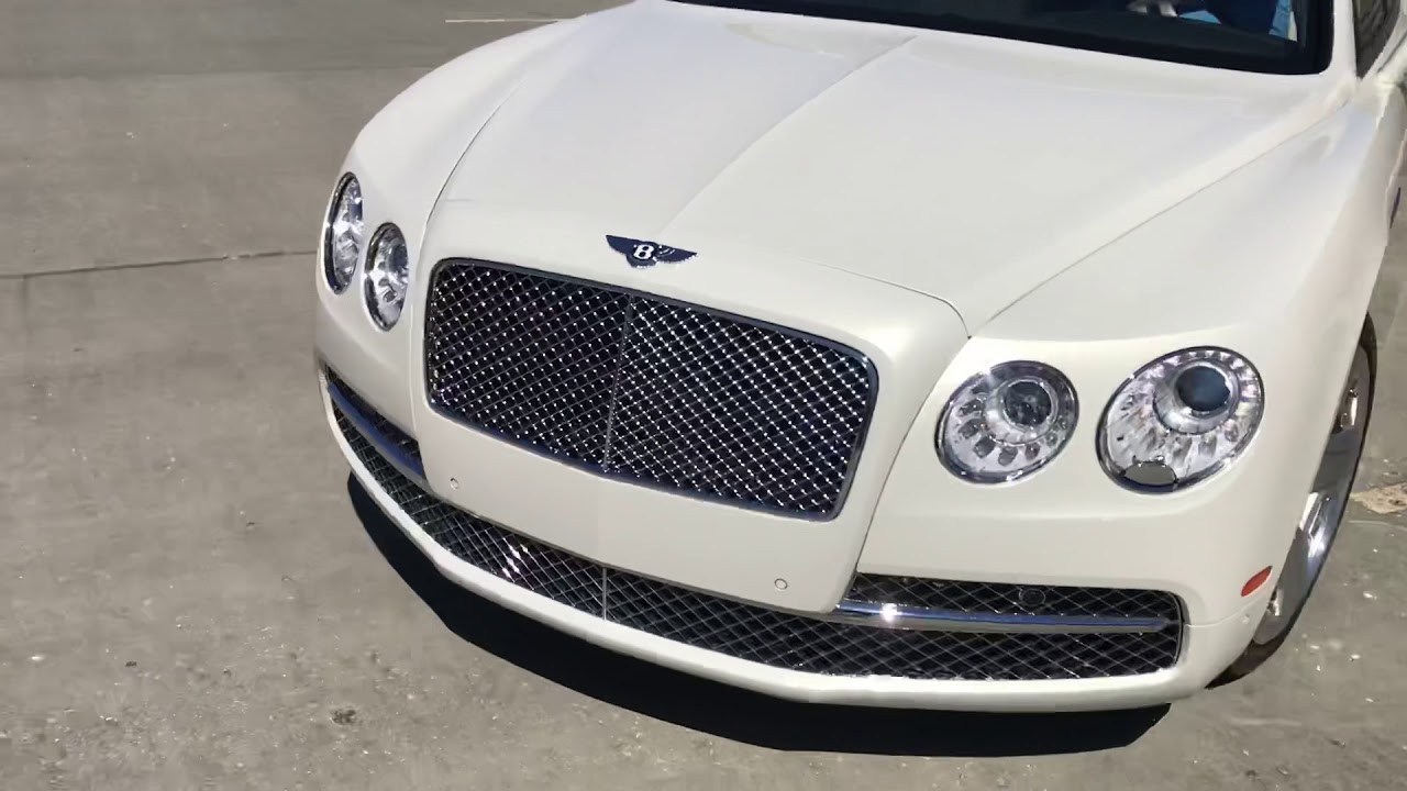 Gorgeous Pearl White Bentley 12 Cyl In Stock Youtube