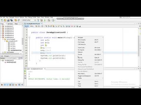 Java Programming Tutorial -32- How to Swap variables value