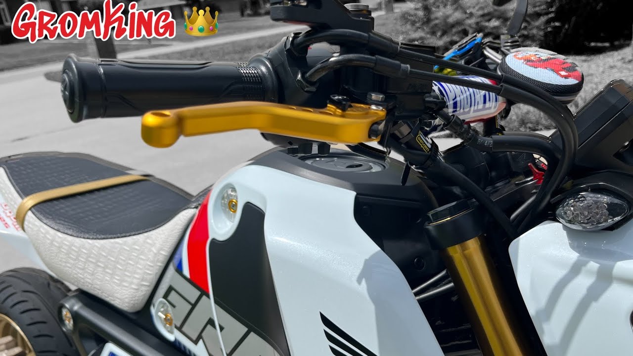 ADJUSTABLE 2022+ HONDA GROM LEVER REPLACEMENT (Clutch & Brake) YouTube