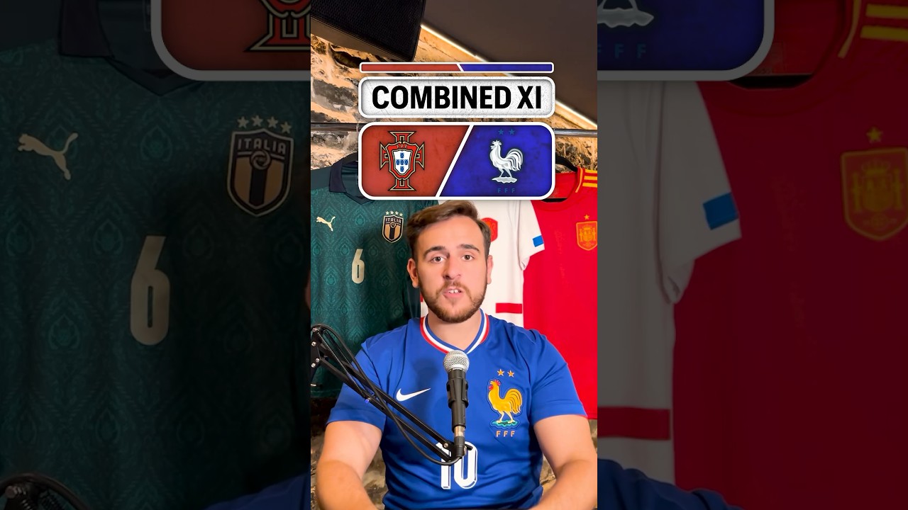 PORTUGAL vs FRANCE COMBINED XI 🔥 Who’s winning this game ?! #football #soccer #euro2024