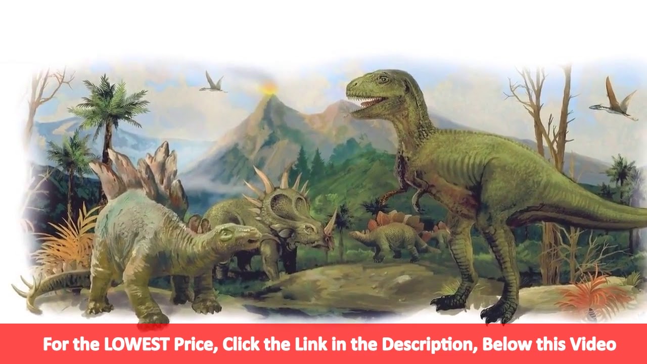 Dinosaurs Peel and Stick Giant Wall Decal | Dinosaurs Wall Decals | Dinosaurs Wall Stickers