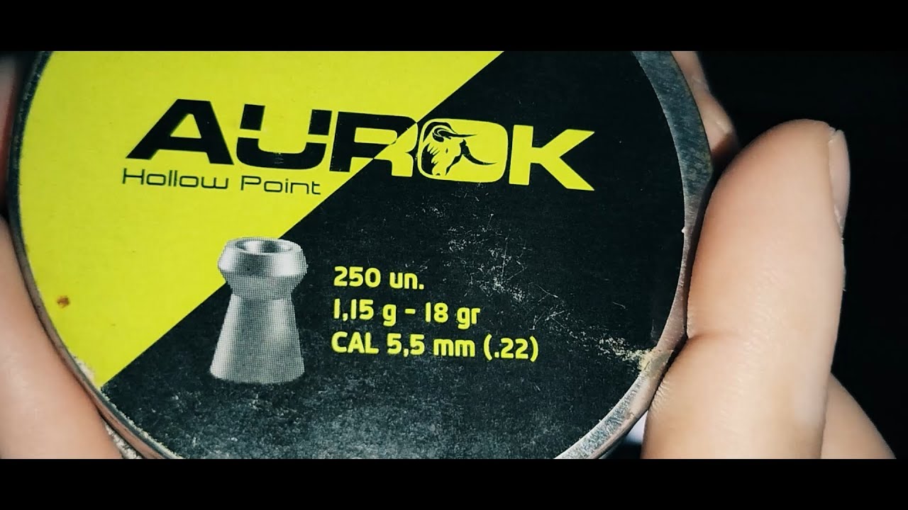 ROSSI R8 BLACK Agrupamento Chumbinho Aurok Hollow Point