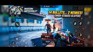 🔥 ONLY 14 BULLETS VS 2 ENEMIES! (ULTIMATE 1v2 CLUTCH) 🔥