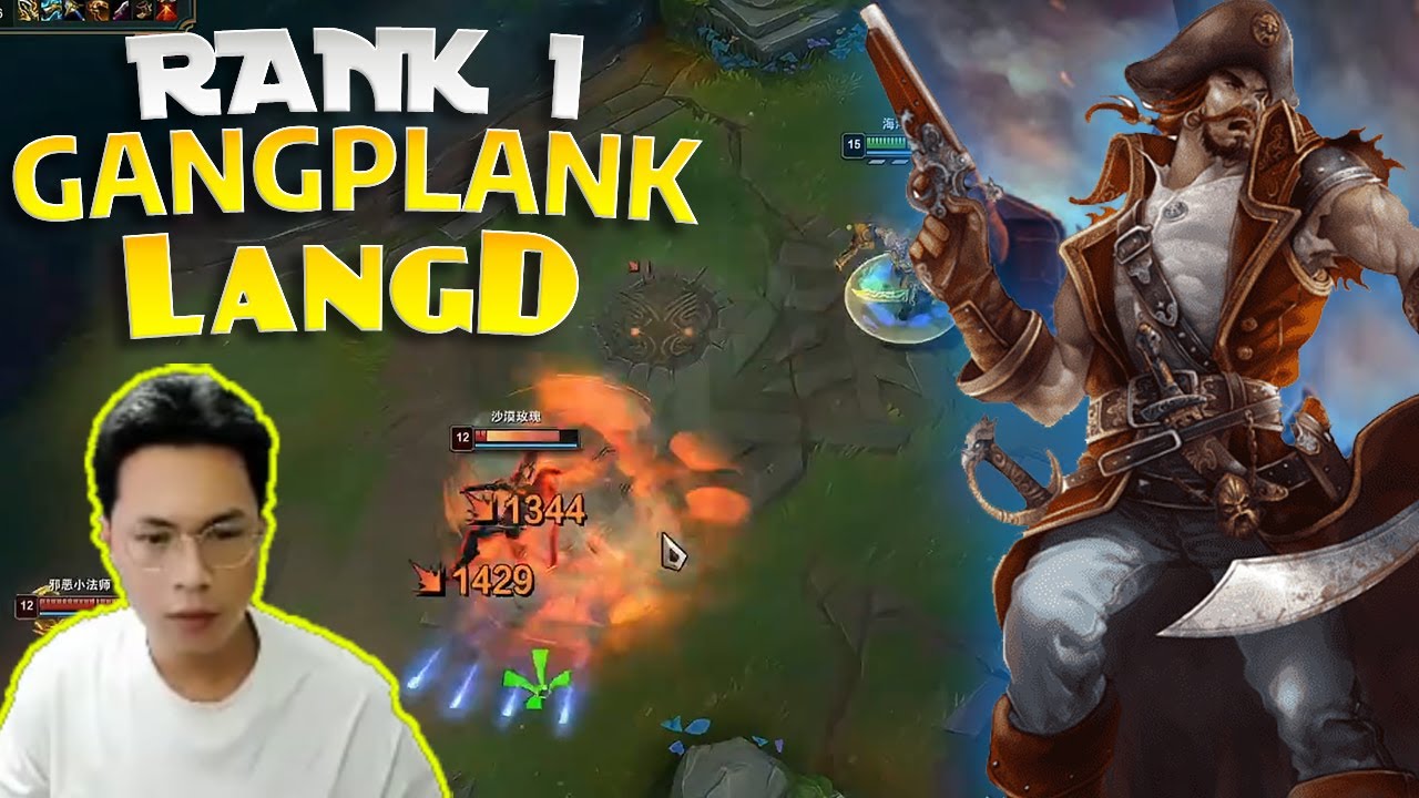 🔴 LangD Gangplank vs Volibear - 23 kills - LangD Rank 1 Gangplank Guide