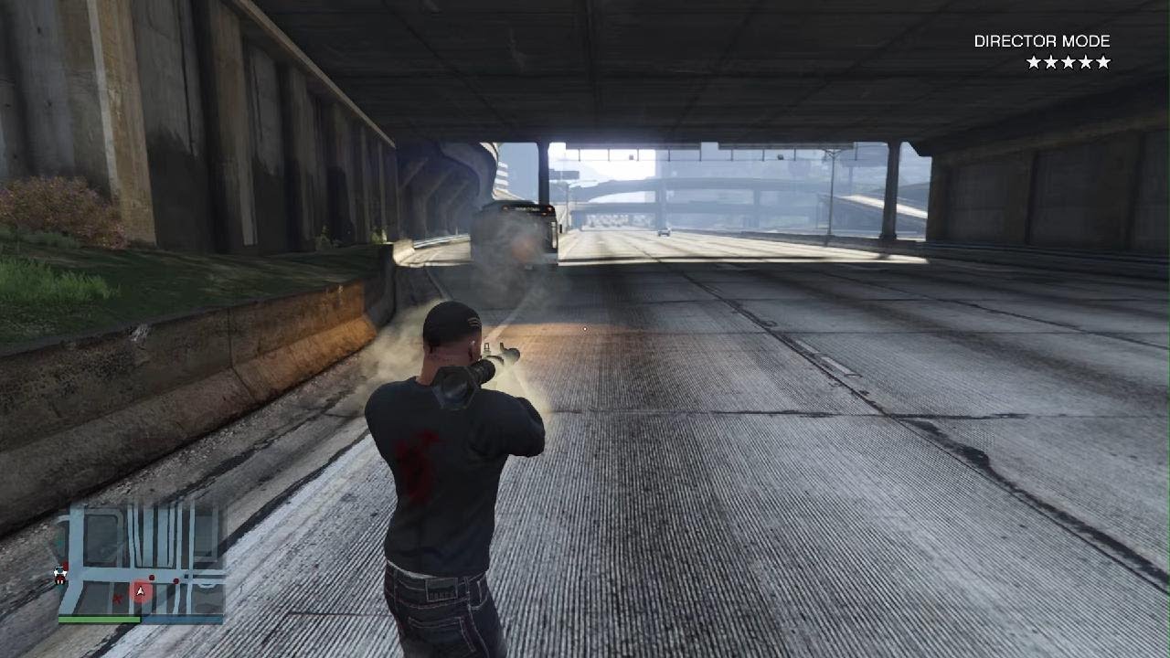 Grand Theft Auto V PS5 messing around blowing up stuff - YouTube
