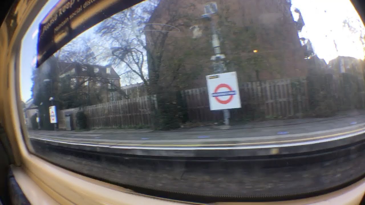 Northern Line Journey: Finchley Central to Woodside Park (New fish eye camera for my iPad)