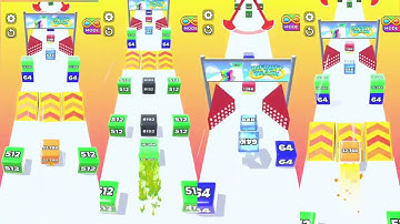 Jelly Run 2048 vs Ball Blend vs Number Merge – Insane Scores! (1U vs 16K vs 3000) 11