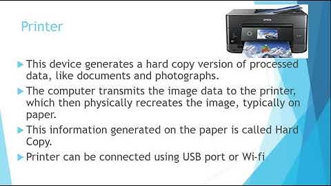 Class 7 ICSE Computer Hardware Components Part 5