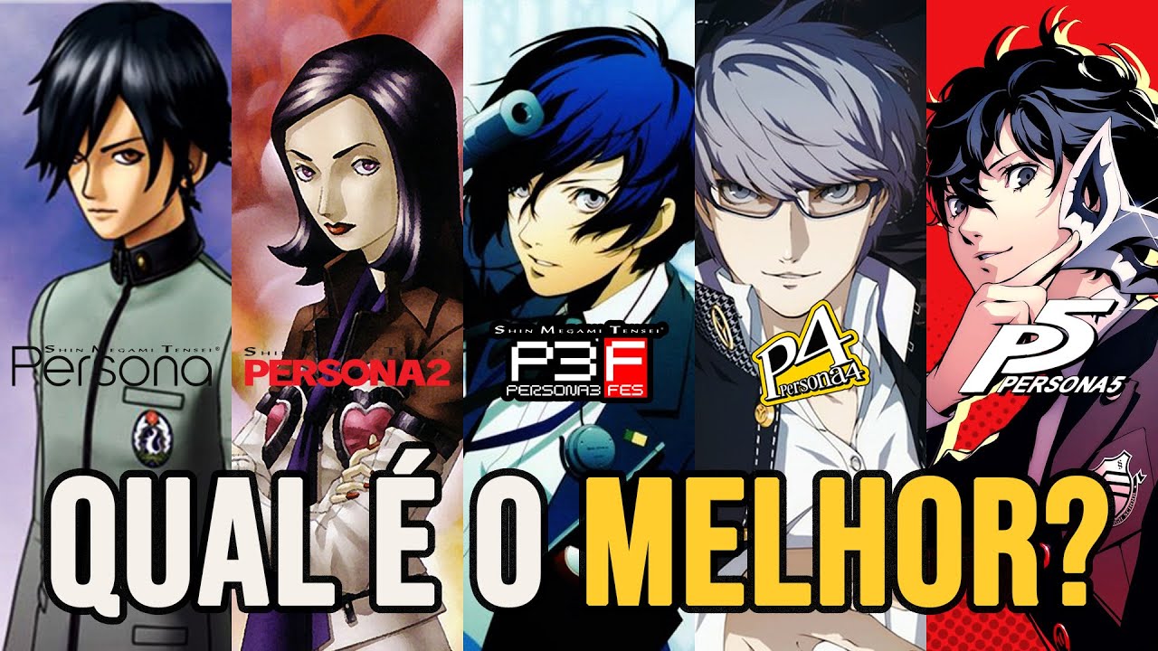 Todos jogos de Persona em PT BR 