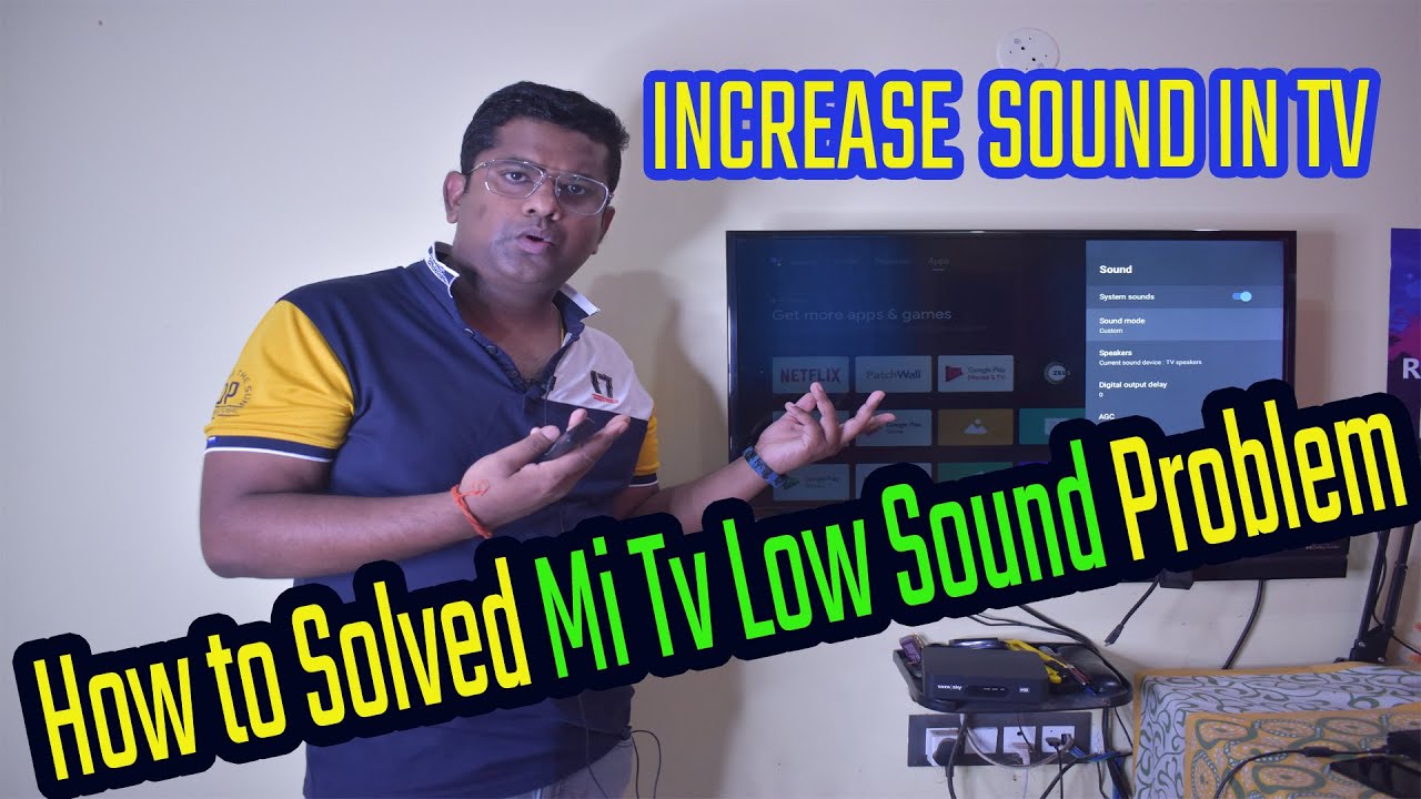 How to Solved Mi Tv Low Sound Problem Mi Tv Low Sound Problem YouTube