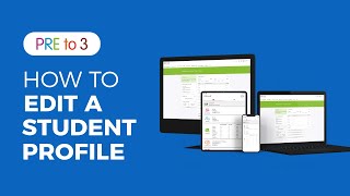 How to Edit a Student Profile in PRE to 3 Software