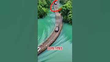 floating bridge in China  #shortsviral #funny #viralvideos