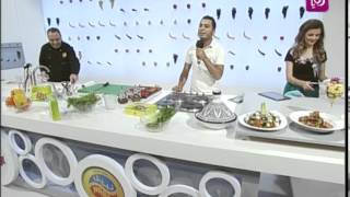 الفنان حسين السلمان يغني في مطبخ رؤيا مع نبيل أغنية 