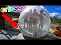 Zorb Filled with 2 Million Orbeez VS Steep Hill!