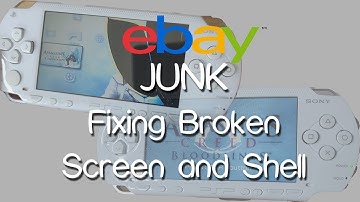 PSP Screen Replacement and shell fix.