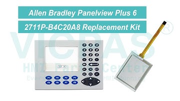 How to Repair 2711P-B4C20A8 Panelview Plus 6 Terminals Keypad Touchscreen Panel?