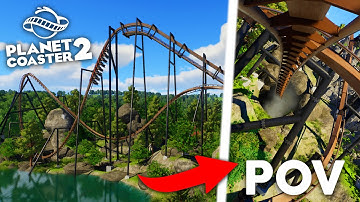 Valkyrie POV - Planet Coaster 2 Custom B&M Inverted Roller Coaster