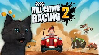 Hill Climb Racing 2 ГОНКИ С ГОВОРЯЩИМ СУПЕР КОТОМ (ТРИ КОТА) android