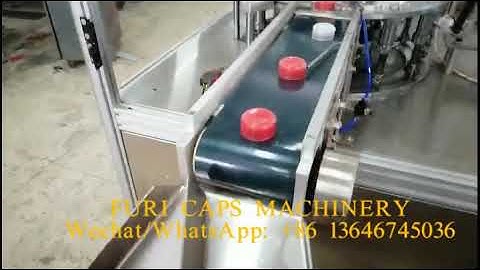 Flip Top Cap closure  Closing Machine folding machine