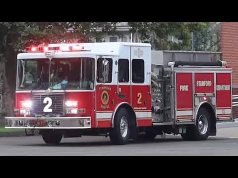 Stamford FD Engine 2 Responding - YouTube