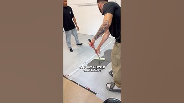 Sneak peek of our epoxy classes👀 Teaching students metallic floor installs🔥Comment CLASS for info