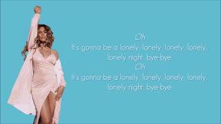 Video thumbnail of "Fifth Harmony - Lonely night (Lyrics)"