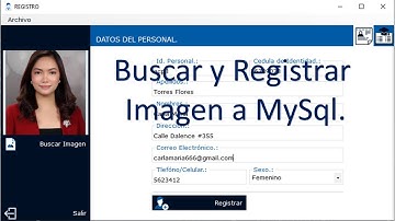 Buscar y registrar imagen a MySql desde  C#