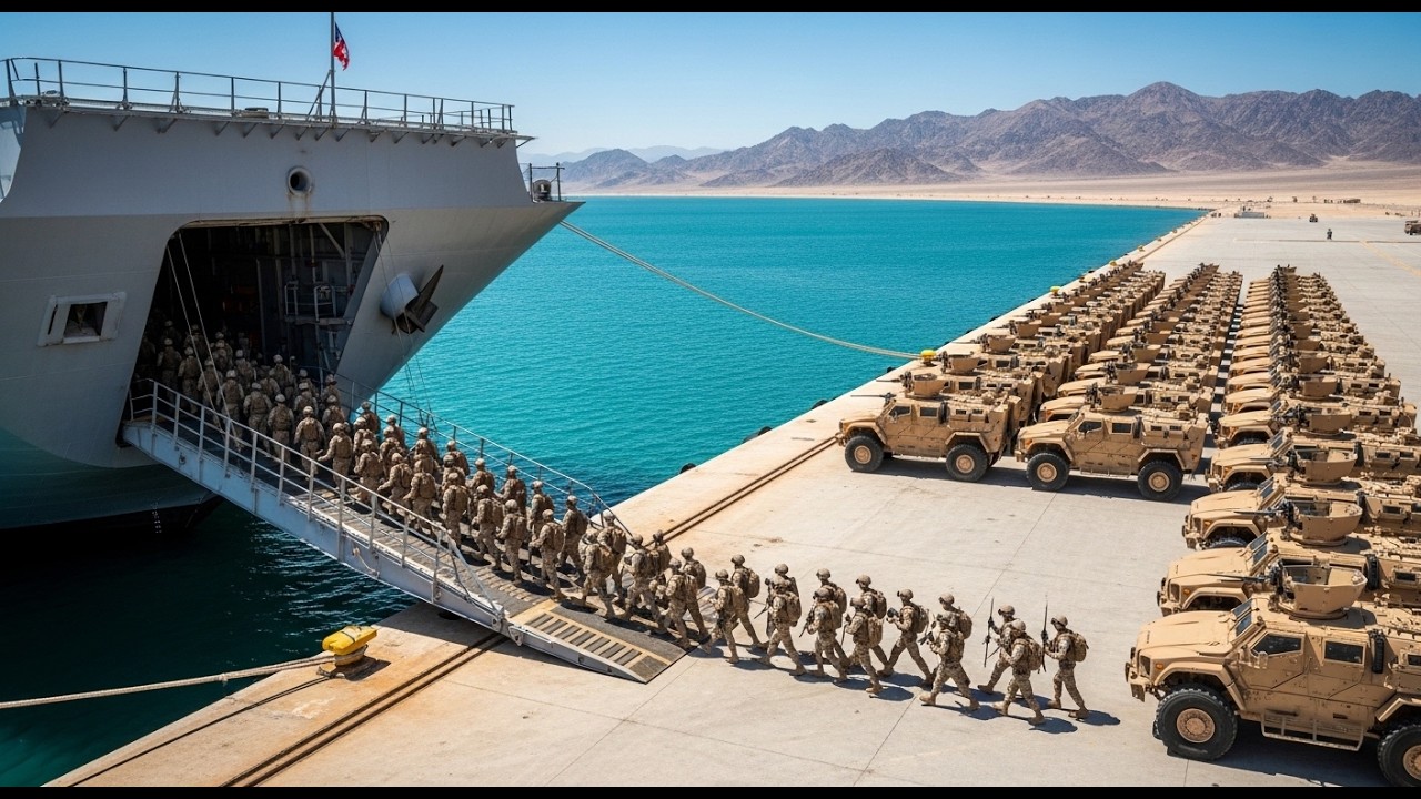 IRAN ALERT! 15,000 U.S. Marines from USS Tripoli Near Caspian Sea 😱🇺🇸