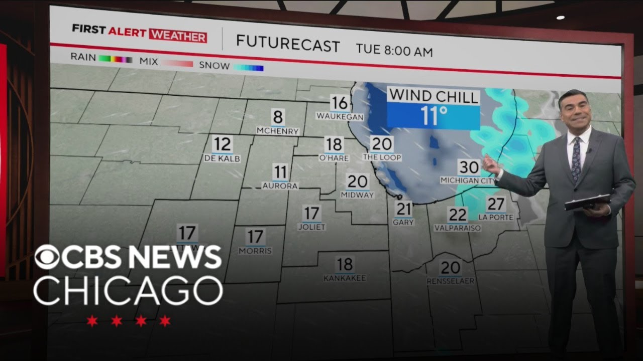 Slick conditions to impact Tuesday morning commute - YouTube