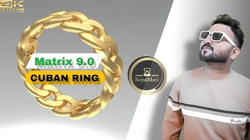 || How To Make Cuban chain Ring In Matrix 9.0 || #rhinomatrixtricks #rhinomatrixtutorial #gemvision
