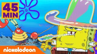 SpongeBob | 45 minut najdziwniejszych wakacji SpongeBoba  | Nickelodeon Polska
